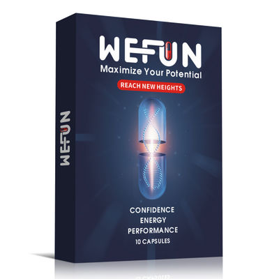 Capsules de amélioration de WeFun, amplificateur pour la représentation de force d'énergie et résistance, agissant rapidement 10 capsules d'or