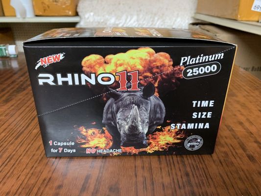 Rhinocéros 11 pilules de construction pour les hommes 1 boîte = 48 pilules
