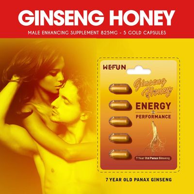 Ginseng Honey Packet de pilules de Honey Mens Erection Pills 5 de ginseng
