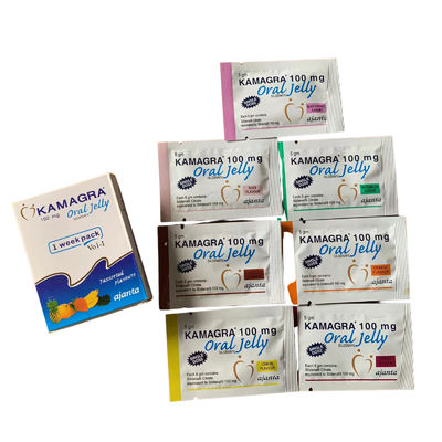 Kamagra Jelly Gel 100 pilules masculines de sexe de mg 1 poche de la boîte 7