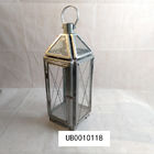 Chine Support en verre de lanterne de bougie de bougie de lanterne de fer décoratif extérieur moderne en métal société